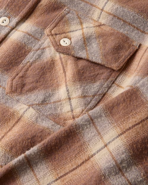 laydown detail image of Crosscut Flannel Shirt