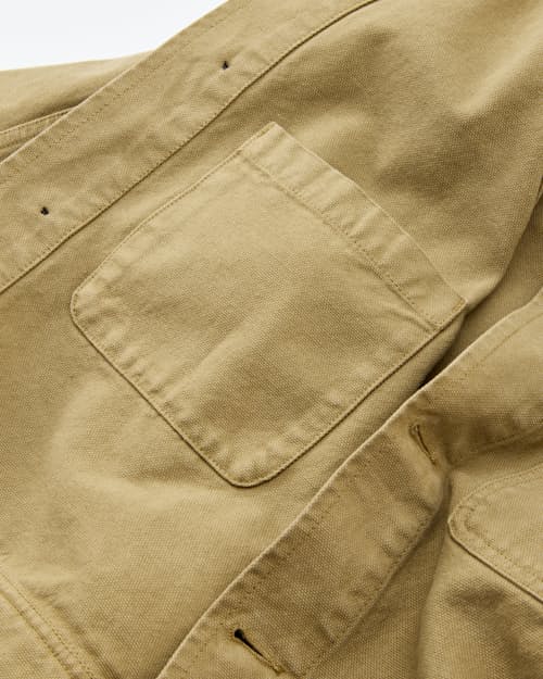 laydown detail image of Journey Canvas Chore Coat
