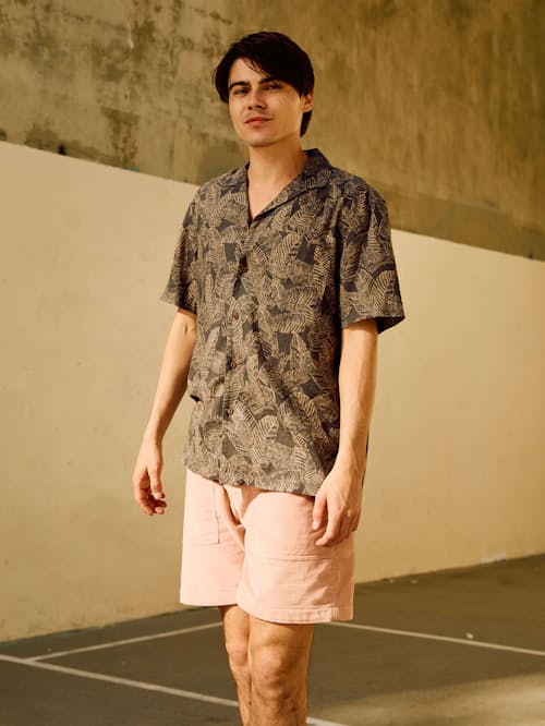 lifestyle image of Corduroy Drawstring Utility Short