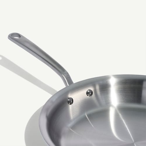 laydown detail image of 12" Stainless Clad Frying Pan