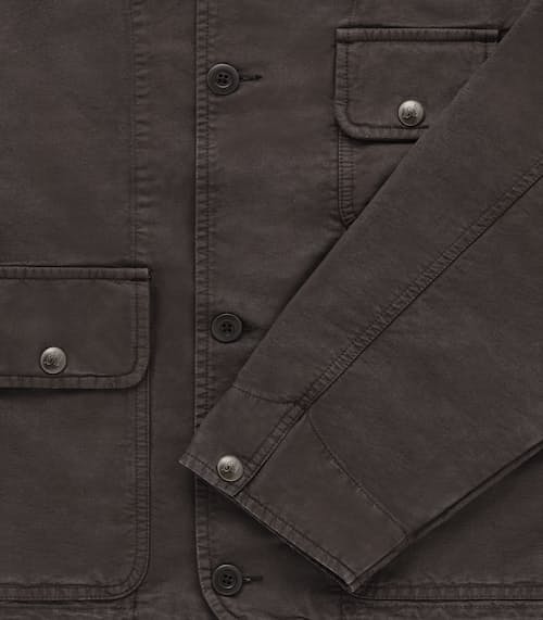 laydown detail image of Catskills Canvas Coat