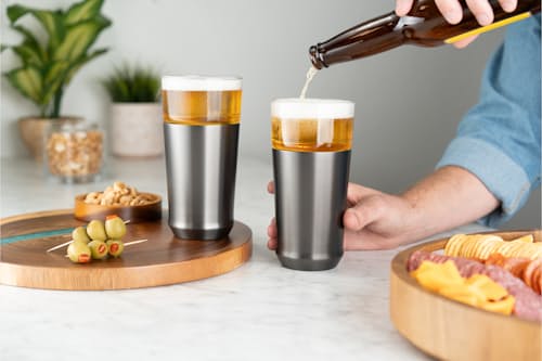lifestyle image of The Hybrid Pint Glass