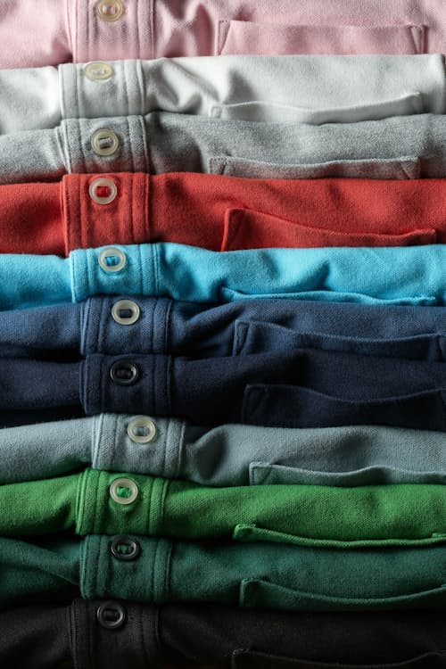 laydown detail image of Pique Slot Polo