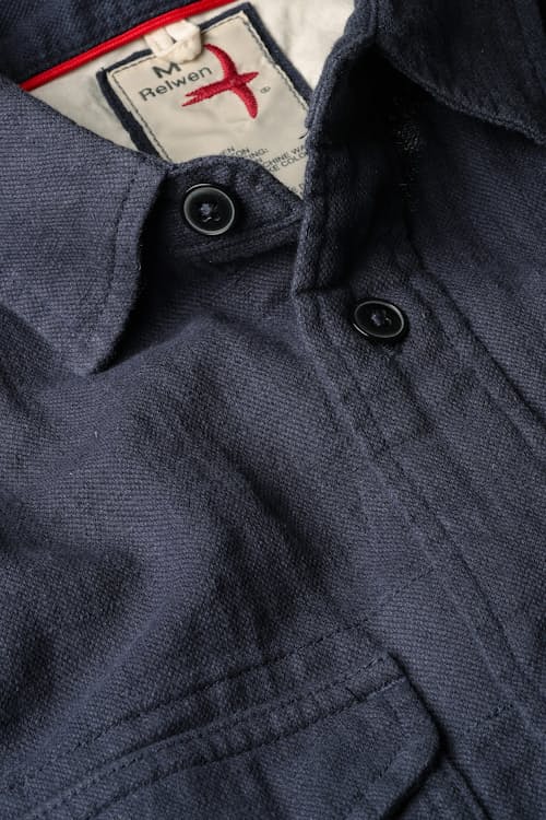 laydown detail image of Slub Linen Workshirt