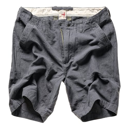 laydown image of Cotton Linen Supply Short - 8.5"