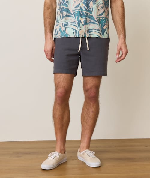 on model image of Saturday Stretch Beach Short - 6"