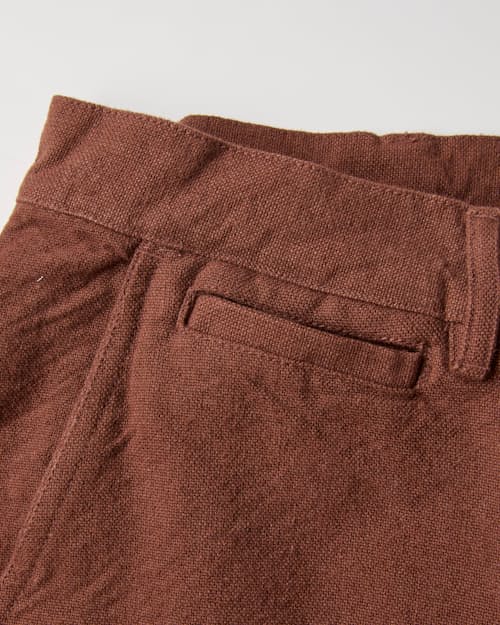 laydown detail image of Rustic Plainweave Chinos