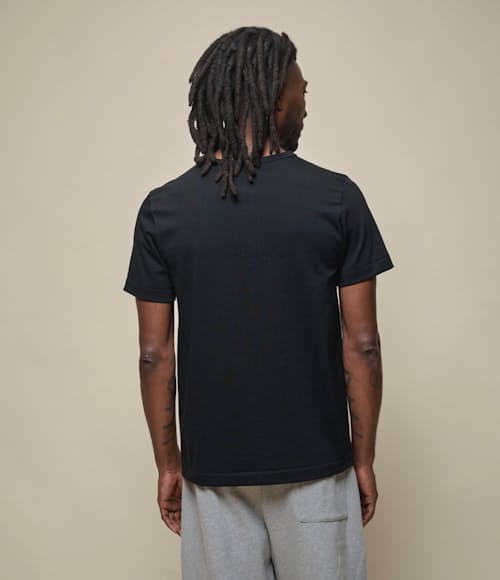 on model image of Loopwheeled Mid-Weight Classic T-Shirt