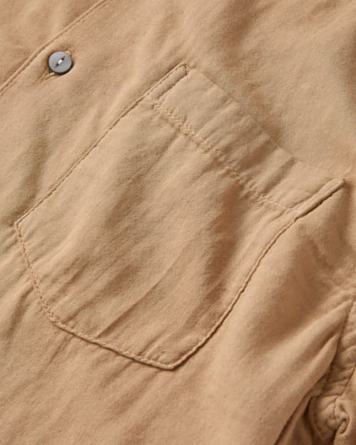 laydown detail image of The Wrench Gauze Camp Shirt