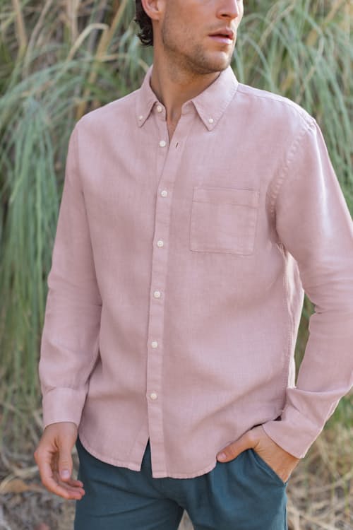 lifestyle image of Playa Linen Shirt