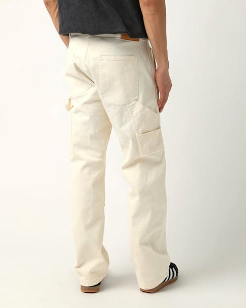 on model image of Double Knee Carpenter Jean