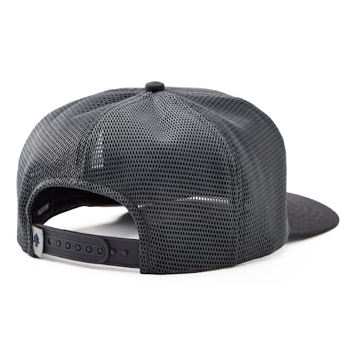 laydown image of Adventures Near and Far Waxed Canvas Trucker Hat