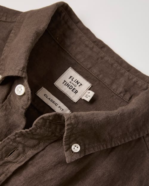 laydown detail image of Classic Linen Shirt