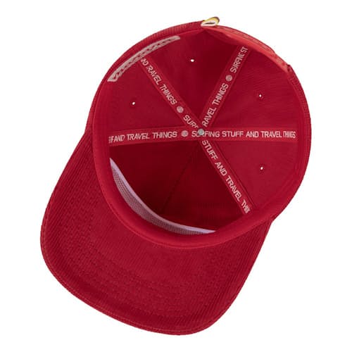 laydown image of Corduroy Logo Snapback hat