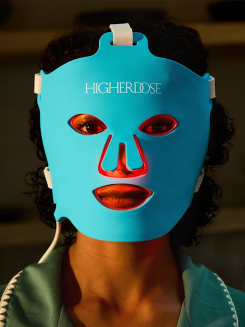lifestyle image of Red Light Face Mask