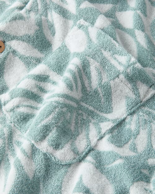 laydown detail image of Cabana Towel Terry Surf Shirt