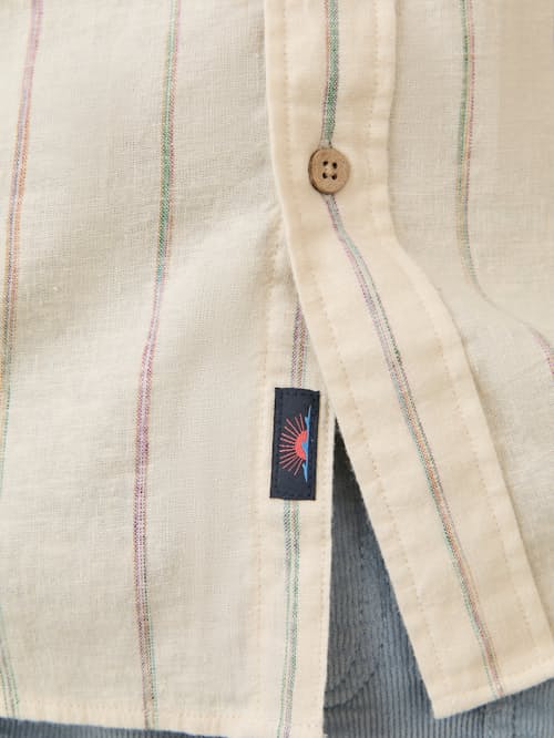 on model image of Breeze Long Sleeve Shirt
