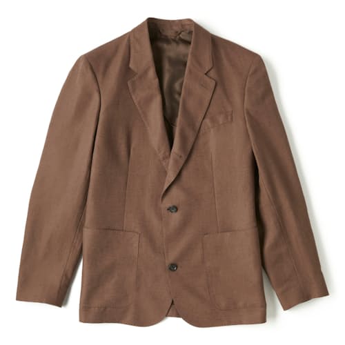 laydown image of Rosedale Linen Classic Patch Pocket Suit Jacket