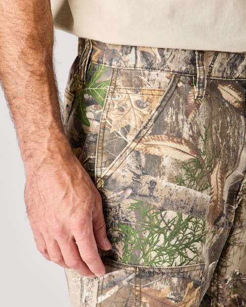 lifestyle image of Realtree® Mason Canvas Double-Knee Pant