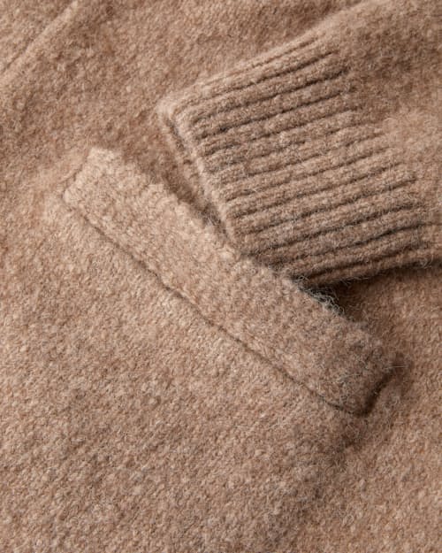 laydown detail image of YakWool Cardigan Sweater