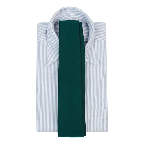laydown image of Plain Cashmere Wool Tie