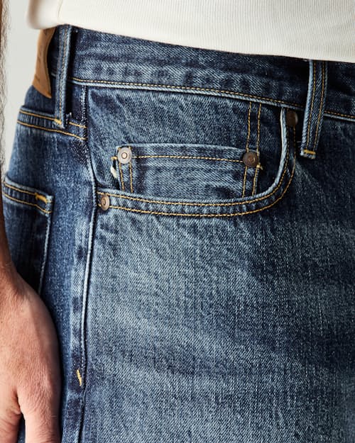 lifestyle image of Japanese Selvedge Reserve - Vintage Straight Fit