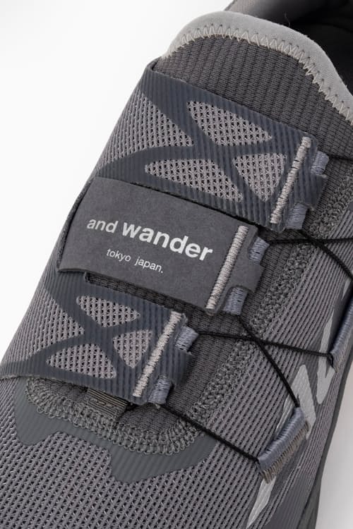laydown detail image of Altra x and Wander Timp 5 BOA
