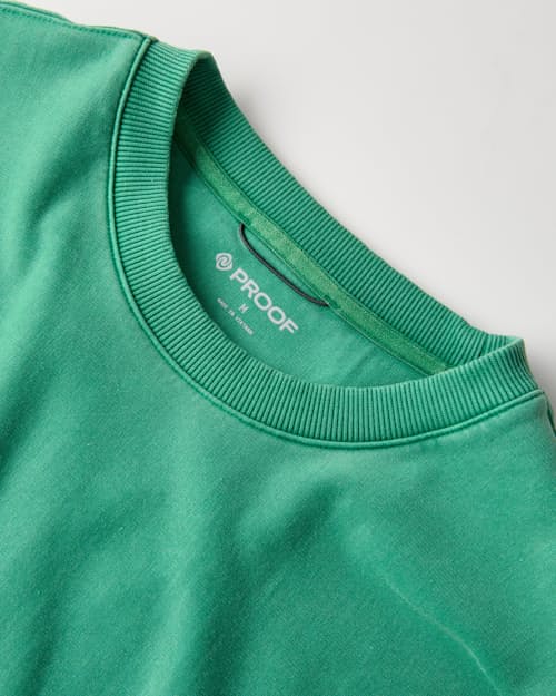 laydown detail image of PatinaTech Crewneck Sweatshirt