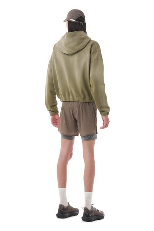 on model image of SoftCell Hoodie