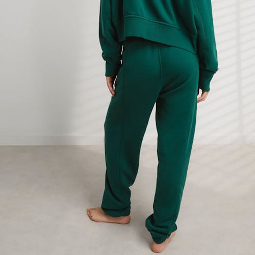 on model image of Women's Silksweats Reversible Seamed Jogger