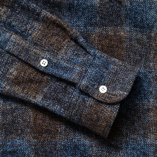 laydown detail image of Brushed Cotton Tweed Shirt