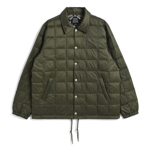 laydown image of Down Coach Jacket