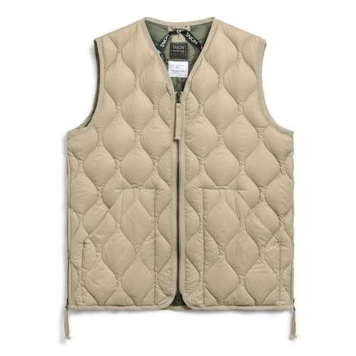 laydown image of Military Down Insulated Vest