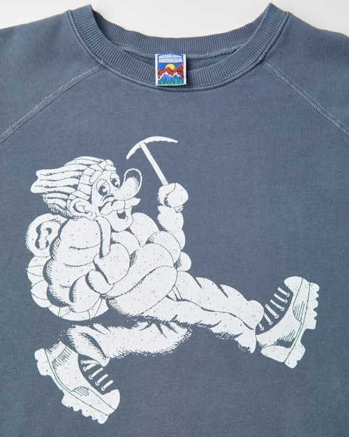 laydown detail image of Wayne Raglan Sleeve Sweatshirt