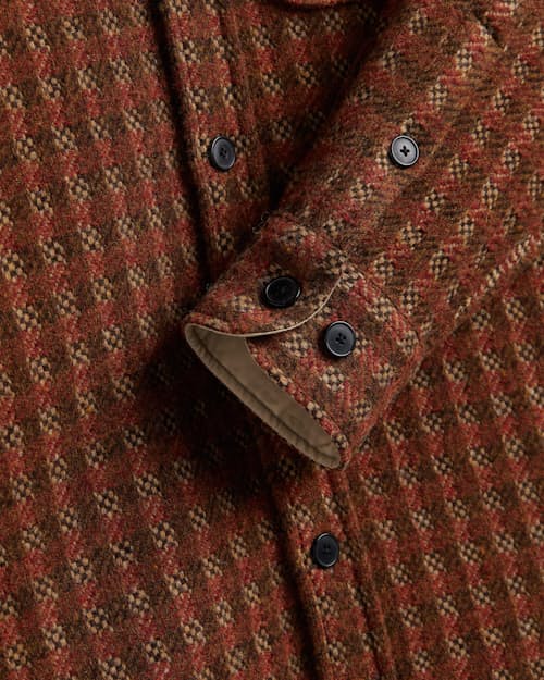 laydown detail image of Merino Tweed Long Sleeve Shirt