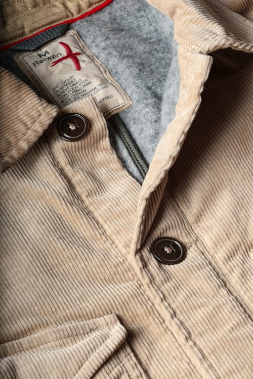 laydown detail image of Pile-Lined Chore Coat