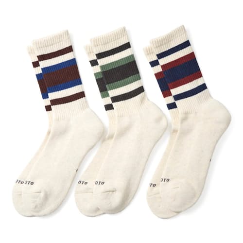 laydown image of 3 Pack Everyday Athletic Socks