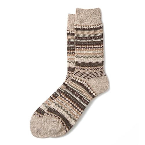laydown image of Nordic Pattern Socks