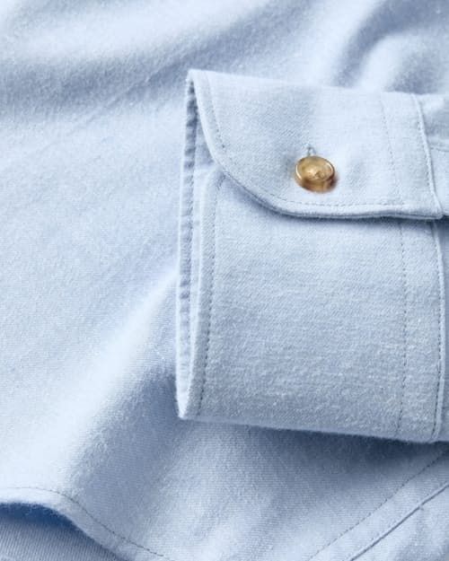 laydown detail image of Brushed Woven Dress Shirt