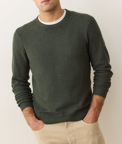 on model image of Sweater Tee