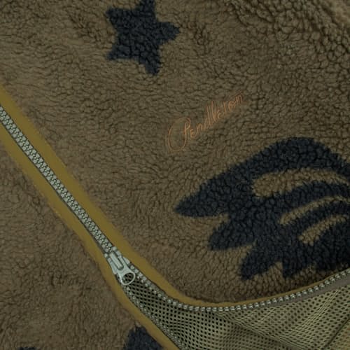 laydown detail image of Full Zip Jacquard Fleece