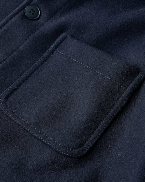 laydown detail image of French Wool Work Jacket