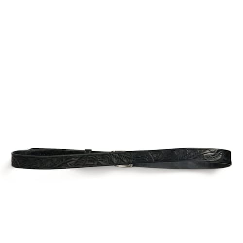 laydown image of Coleman Tooled Leather Belt