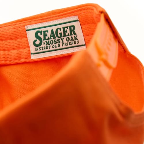 laydown detail image of Seager x Mossy Oak I.O.F. Snapback