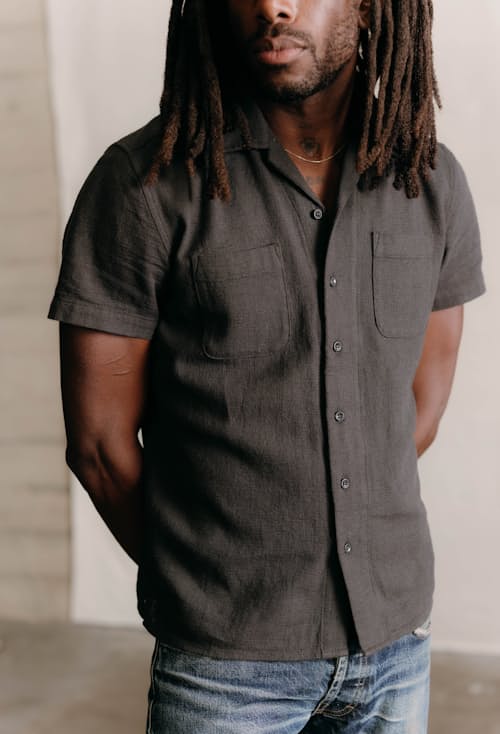 on model image of The Conrad Shirt