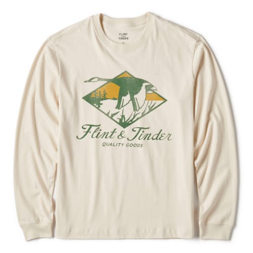 laydown image of Diamond Goose Graphic LS T-Shirt