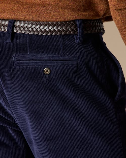 lifestyle image of Pleated Cord Trouser