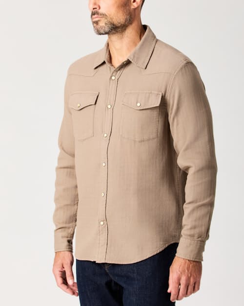 lifestyle image of Cotton Western Shirt