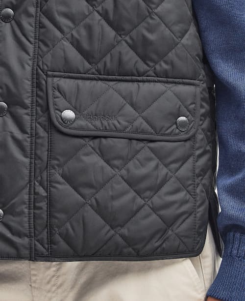 laydown detail image of Lowerdale Quilted Vest