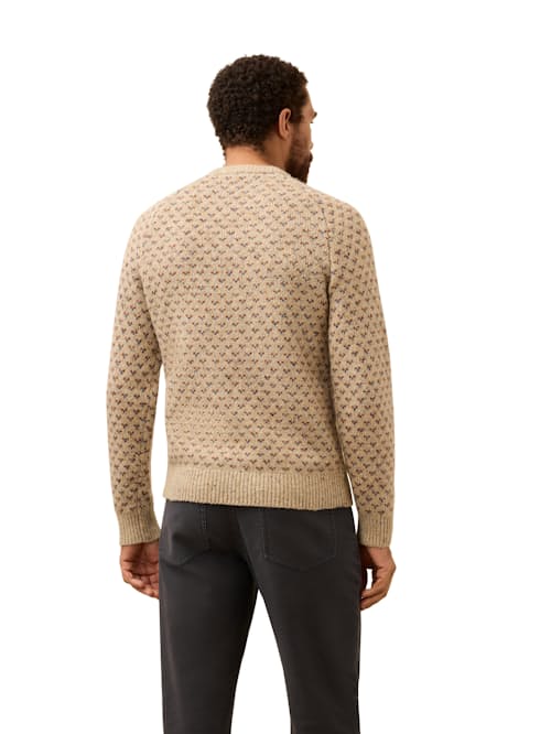 on model image of Donegal Crew Sweater